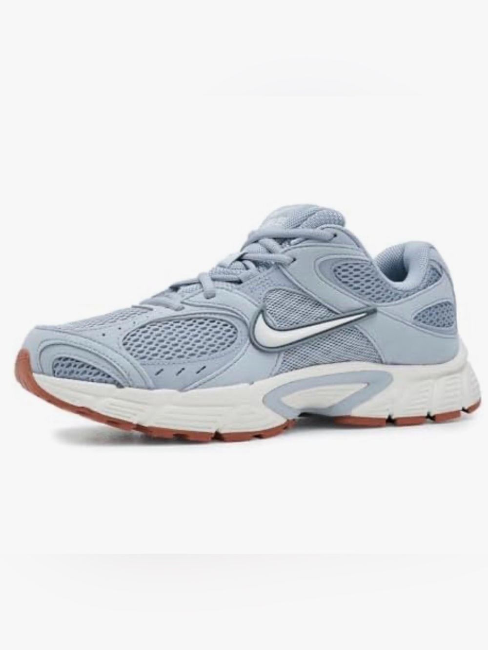 Nike V5 Runner Grey Phantom Blue Mesh Sneakers Size: 7